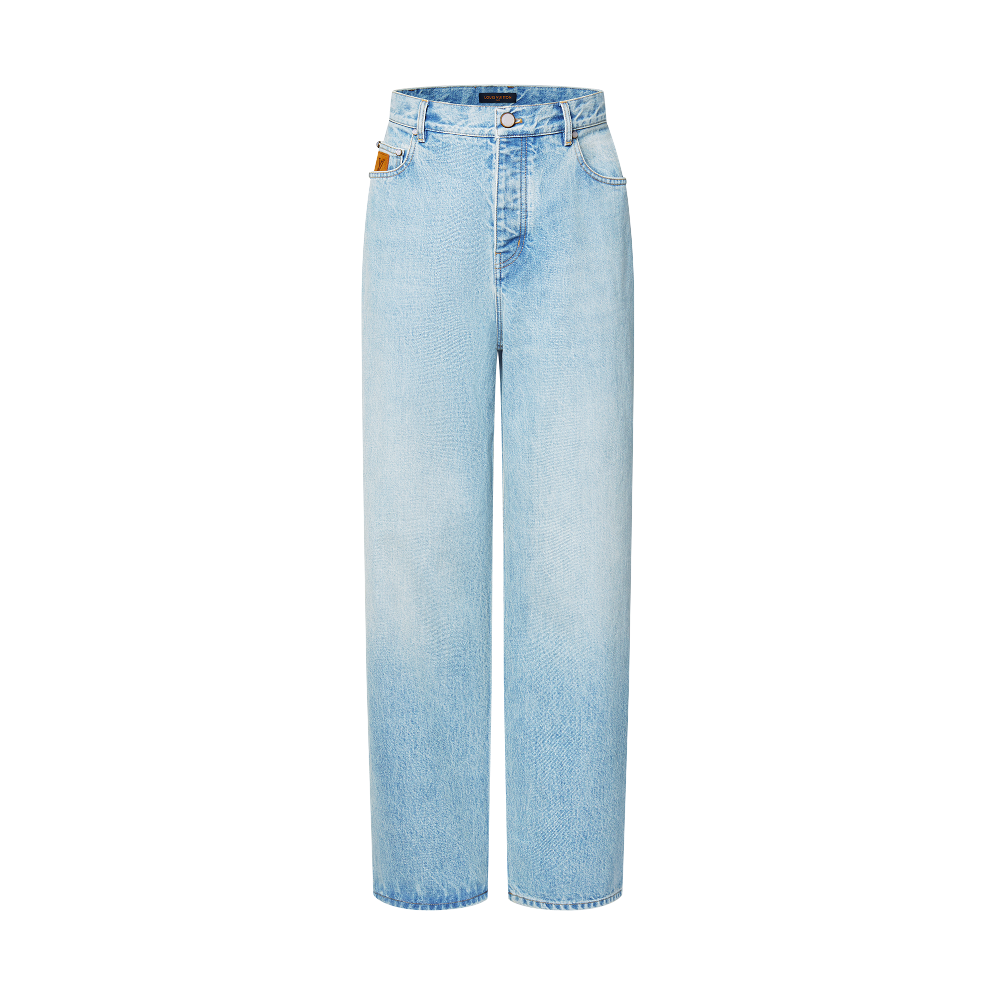 Wide Leg Fit Denim Pants Ready To Wear LOUIS VUITTON